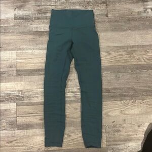 Teal lulu lemon Leggings